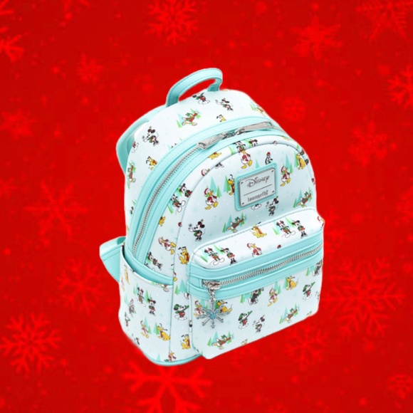 Loungefly Disney Sensational Six Holiday Mini Backpack and Wallet - Picture 5 of 6